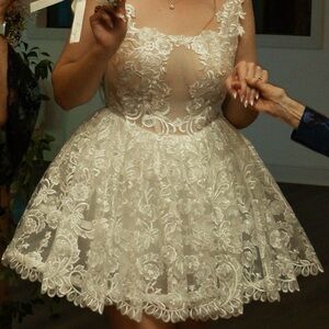 Bridal reception Lace BLHDN Dress size 12